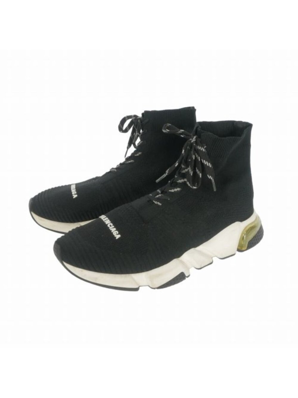 Balenciaga Speed Lace-up Trainer Sneakers Black